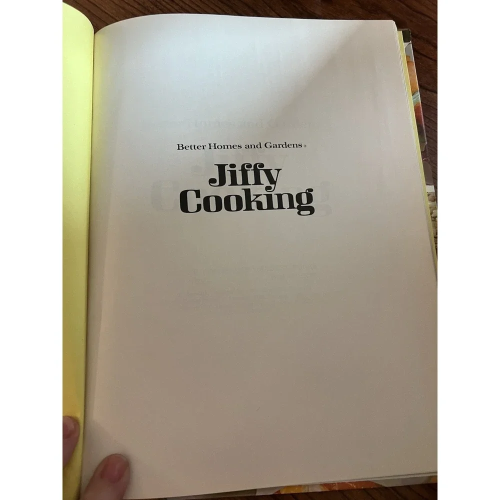 Vtg Better Homes and Gardens Jiffy Cooking 1972‎ 1st Edition 8th Printing EUC